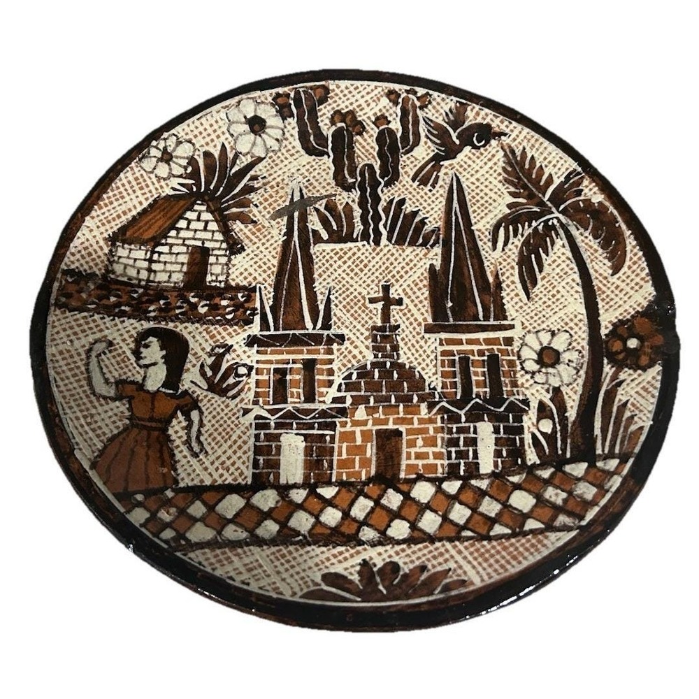 Vintage Pottery By Balbino lucano-Neri 9 3/8"Looks To Be Signed